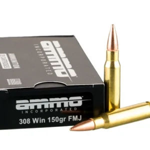 20 Rounds of .308 Win Ammo by Ammo Inc. – 150gr FMJ