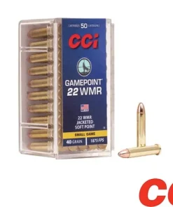 CCI Game-Point .22WMR 40gr. JSP (50rds, 500rds & 2000rds)