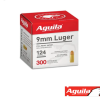Aguila 9mm 124gr. FMJ 300rds