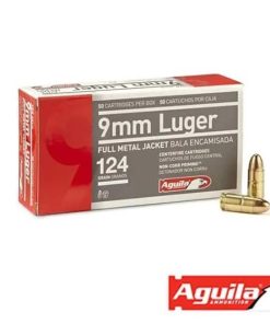 Aguila 9mm 124gr. FMJ (50rds, 1000rds)