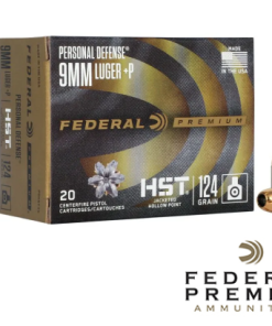 Federal Personal Defense HST Luger +P 9mm 124gr. 20rds