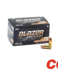CCI Blazer-Brass 9mm 115gr. FMJ (100rds & 500rds)