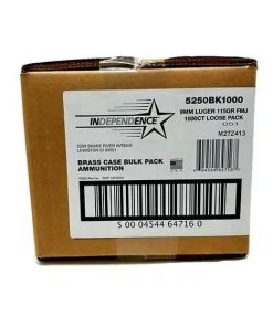 CCI Independence Bulk 9mm 115gr. FMJ 1000rds