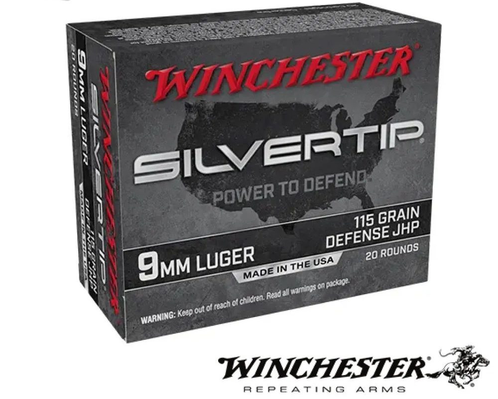 Winchester Silvertip 9mm 115gr. JHP 20rds