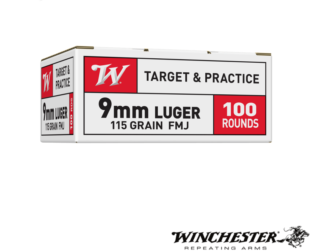 Winchester 9mm 115gr. FMJ 1000rds