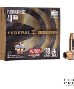 Federal Premium .40 S&W 180gr. JHP 20rds