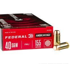 Federal American Eagle .40 S&W  - 155gr FMJ 1000rds