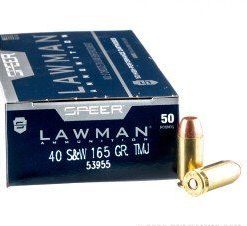 Speer .40 S&W 165gr TMJ (50rds & 1000rds)