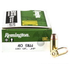 Remington .40 S&W 180gr JHP 50rds