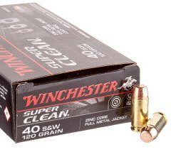 Winchester Super Clean .40 S&W 120gr FMJ 50rds