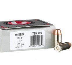 Underwood .40 S&W 180gr JHP 20rds