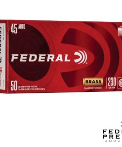 Federal Champion Training .45 ACP 230gr. FMJ (50rds, 500rds & 1000rds)