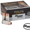 Sig Sauer Elite V-Crown .45 ACP 230gr. JHP (20rds & 200rds)