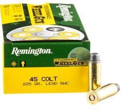 Remington Performance WheelGun  .45 Long-Colt 225gr LSWC (50rds & 500rds)