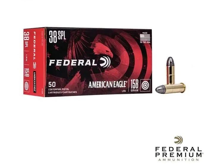Federal American Eagle .38 Special 158gr. LRN (50rds, 500rds & 1000rds)