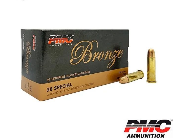 PMC Bronze .38 Special 132gr. FMJ (50rds, 500rds & 1000rds)