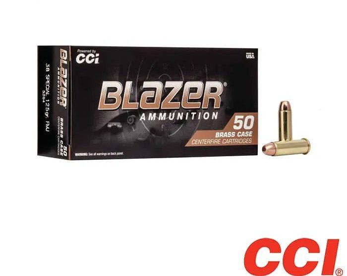 CCI Blazer .38 Special 125gr. FMJ (50rds & 1000rds)