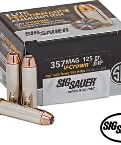 Sig Sauer Elite V-Crown .357 Mag 125gr. JHP (20rds & 200rds)