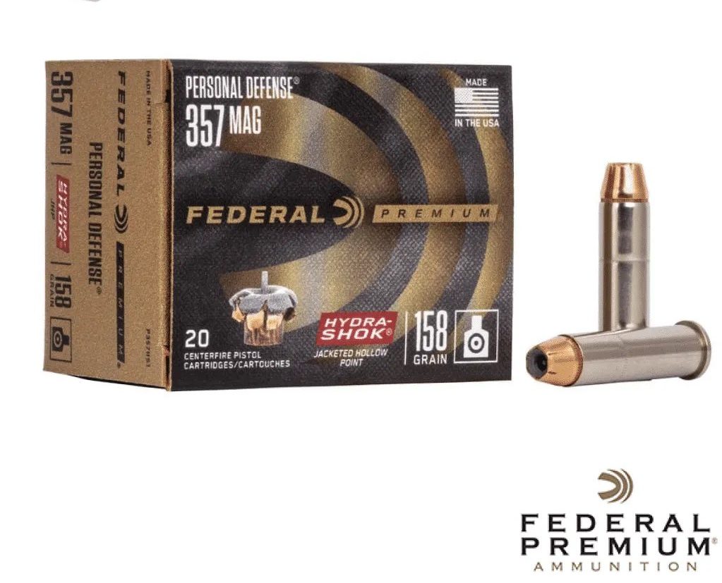 Federal Premium Hydra-Shok .357 MAG 158GR 20rds