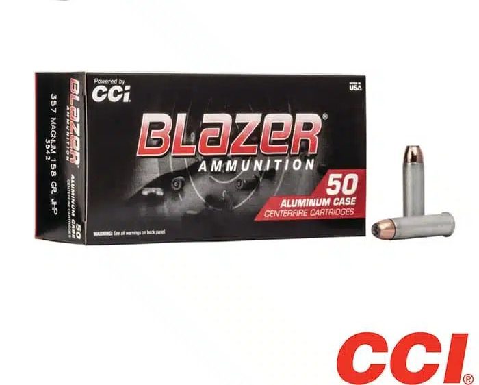 CCI Blazer .357 Mag 158gr. JHP 1000rds