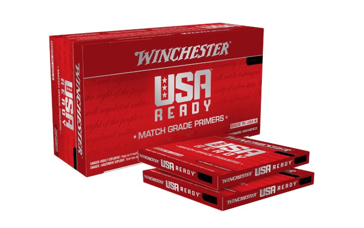 Winchester USA Ready Large Pistol Match Primers Box of 1000