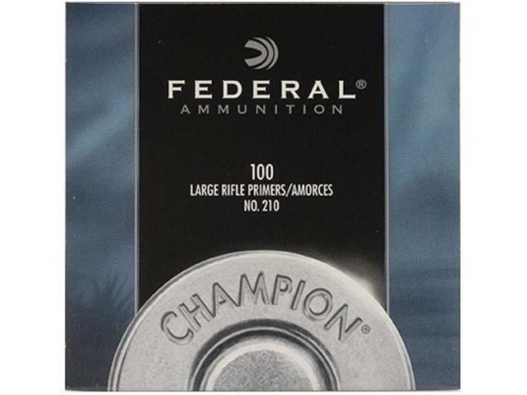 Federal Large Rifle Primers #210 Box of 1000