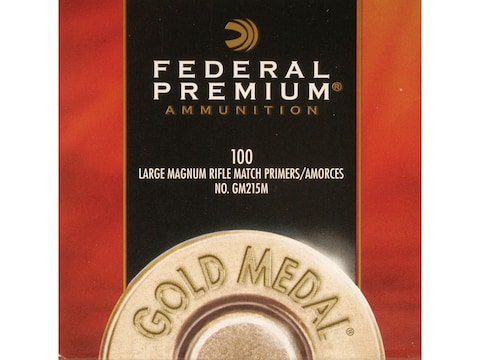 Federal Premium Gold Medal Large Rifle Magnum Match Primers #215M Box of 1000