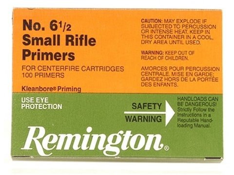 Remington Small Rifle Primers #6-1/2 Box of 1000