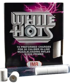 IMR White Hots Black Powder Substitute 50 Caliber #209 Primer Pre-Formed Charges 72PK