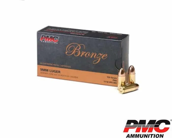 PMC Bronze 9mm 124gr. FMJ 1000rds