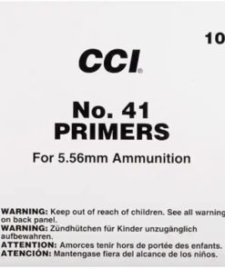 CCI Small Rifle 5.56mm NATO-Spec Military Primers #41 Box of 1000