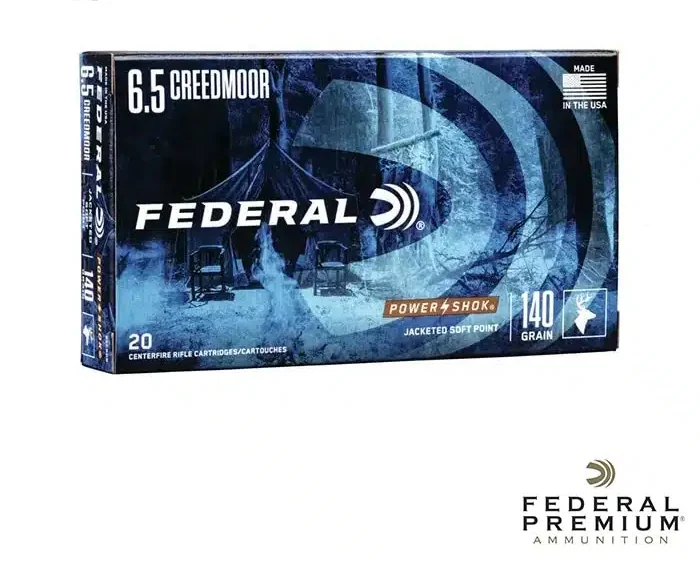 Federal Power-Shok 6.5 Creedmoor 140gr. SP 20rds
