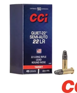 CCI Quiet-22 .22LR 45gr. LRN (500rds & 5000rds)