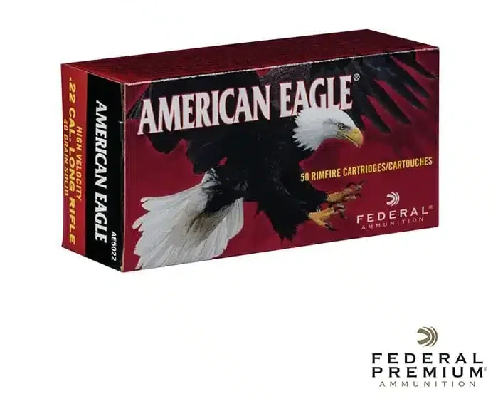 Federal American Eagle .22LR 40gr. Solid (50rds & 500rds)