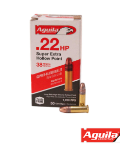 Aguila Super Extra .22LR 38gr. HP (50rds & 2000rds)