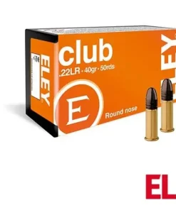 Eley Club .22LR 40gr. LRN (50rds & 500rds)