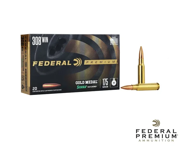 Federal Gold Medal Sierra Match King .308 Win 175gr. BTHP 200rds