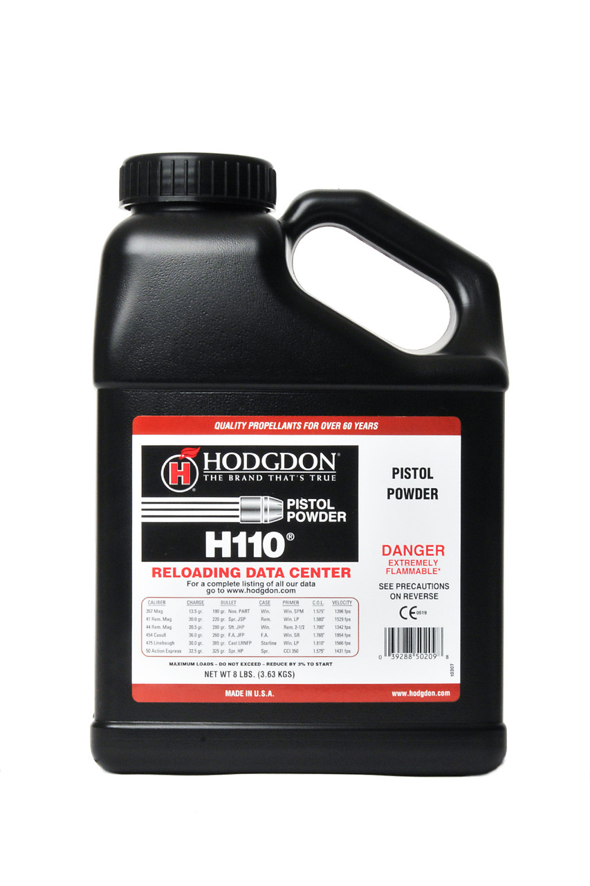Hodgdon H110 Smokeless Powder (8 lb)