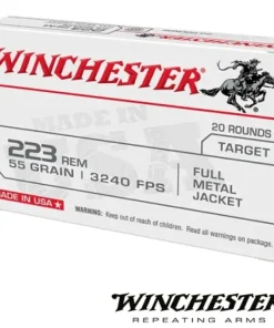 Winchester .223 Rem 55gr. FMJ (20rds & 1000rds)