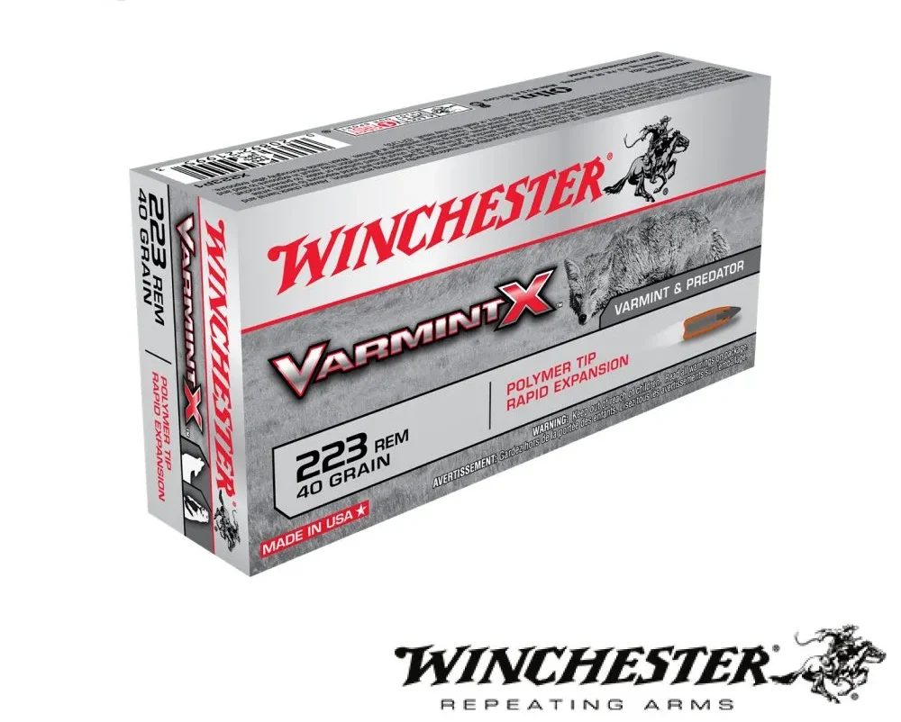 Winchester .223 Rem 40gr. Varmint X 200rds