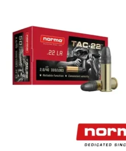 Norma Tac-22 .22LR 40gr. LRN 5000rds