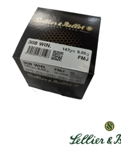 Sellier & Bellot .308 WIN 147gr FMJ (50rds & 400rds)