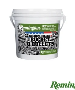 Remington Golden Bullet .22LR 36gr. Plated HP Bucket 1400rds