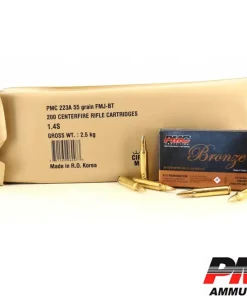 PMC Bronze .223 Rem 55gr. FMJ-BT 200rds Battle Pack
