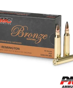 PMC Bronze .223 Rem 55gr. SP (20rds & 200rds)
