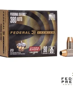 Federal Premium Hydra-Shok .380 AUTO 90GR JHP 20rds
