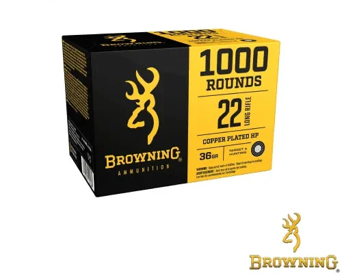 Browning .22LR 36gr. PHP (500rds & 1000rds)
