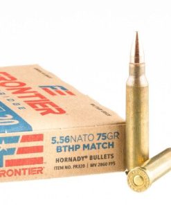 5.56x45 Ammo by Hornady Frontier - 75gr HPBT Match 500rds