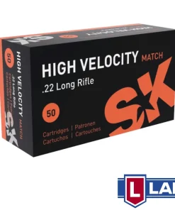 Lapua SK High Velocity Match .22LR 40gr. LRN (50rds & 500rds)