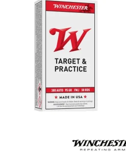 Winchester .380 ACP 95gr. FMJ (50rds & 500rds)
